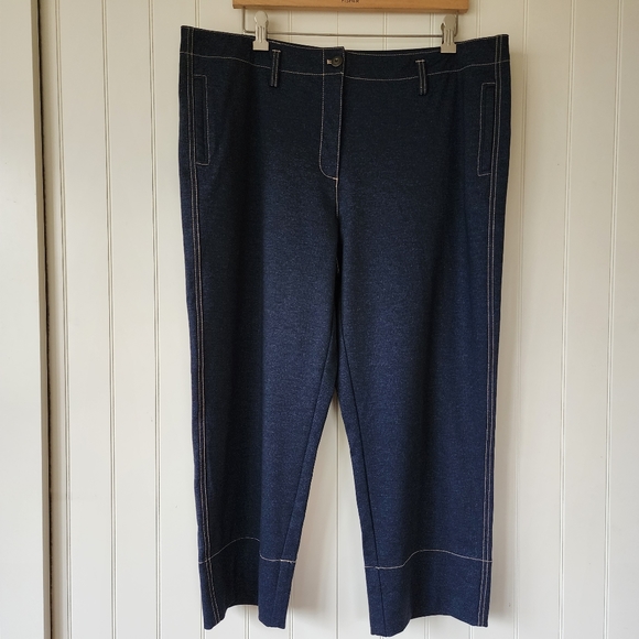 OLSEN MONA Straight Stretch Denim Pants 16 - Picture 1 of 9